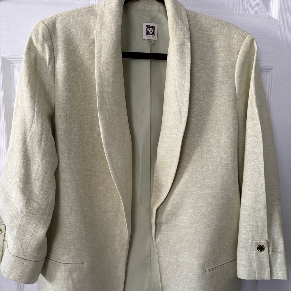 Anne Klein Light Green Blazer